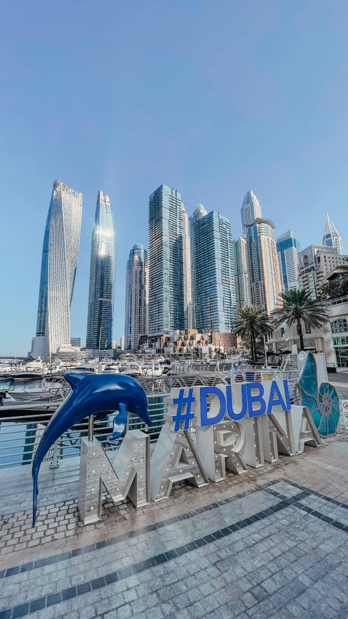 Charming Warm Suite With Amazing Views Of The City Dubái Exterior foto