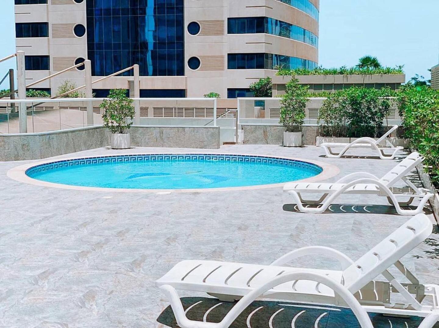 Charming Warm Suite With Amazing Views Of The City Dubái Exterior foto